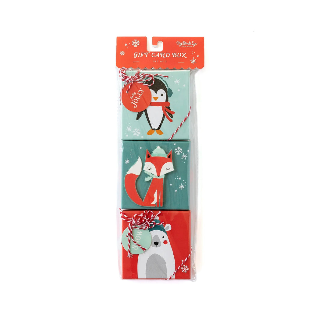 JOLLY ANIMALS GIFT CARD BOXES