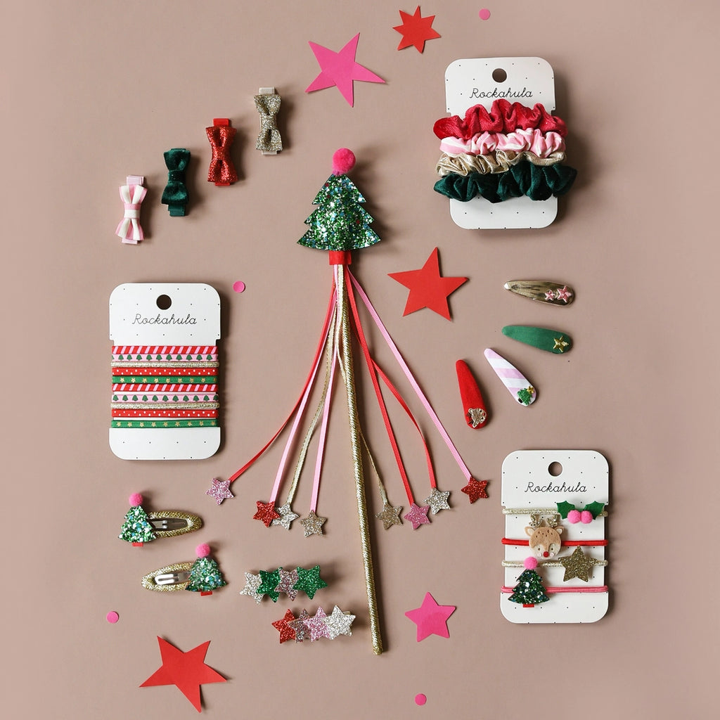 JOLLY CHRISTMAS SCRUNCHIE SET