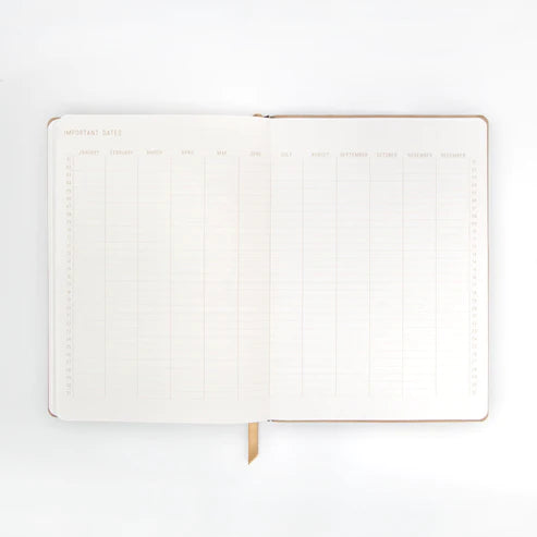 VEGAN SUEDE JOURNAL - MUSHROOM