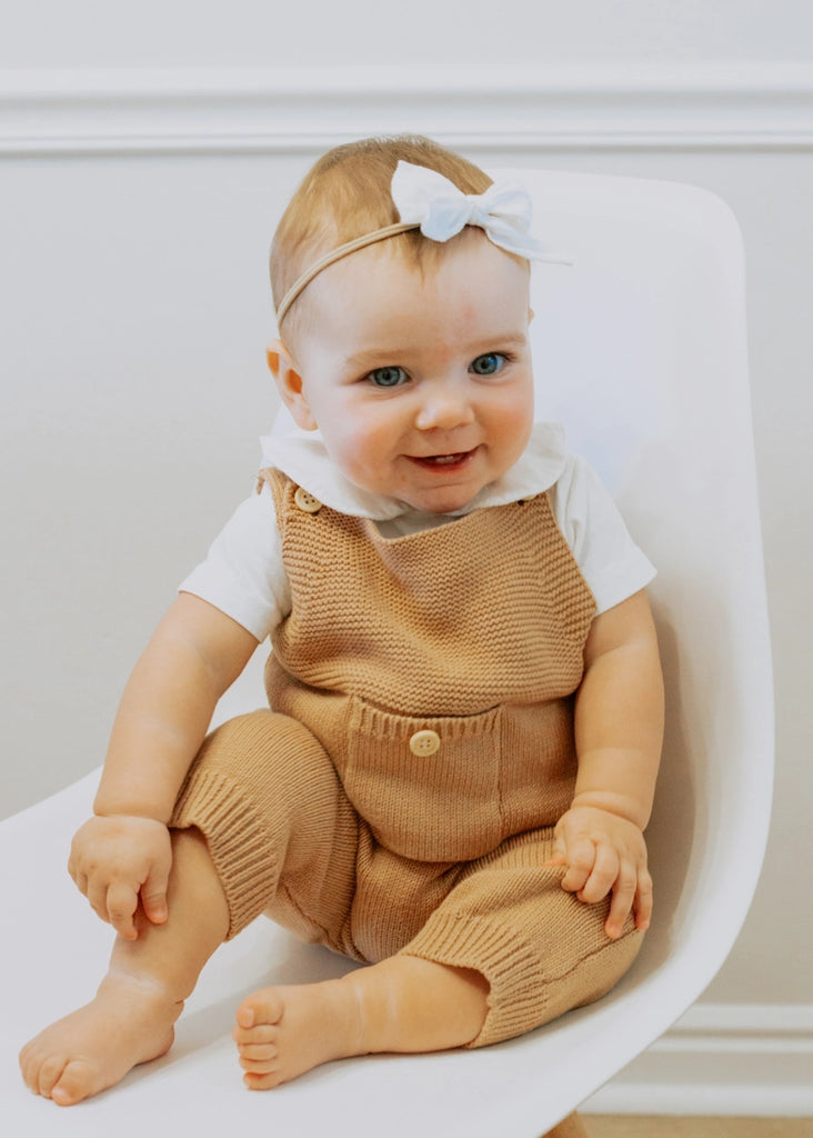 Knit Jumper, Suspender Overalls Pants