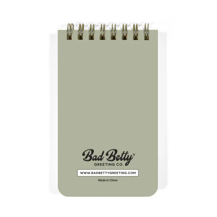 JUMPING TO CONCLUSION - FUNNY 3x5 SPIRAL MEMO NOTEPAD