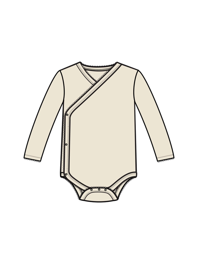 Hilda Pointelle Kimono Bodysuit