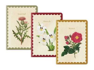 Natural World | 3x Stitched Notebook Set