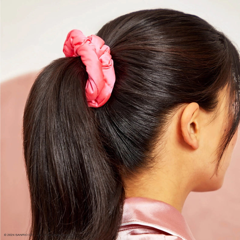 HELLO KITTY X KITSCH RECYCLED FABRIC PUFFY SCRUNCHIES 3PC SET