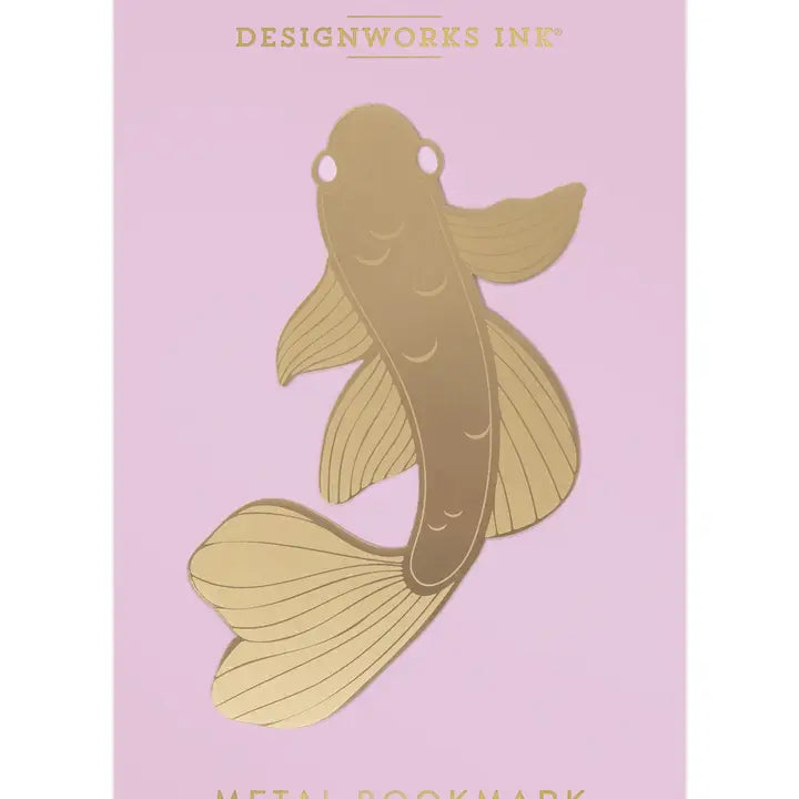 METAL BOOKMARK - KOI FISH