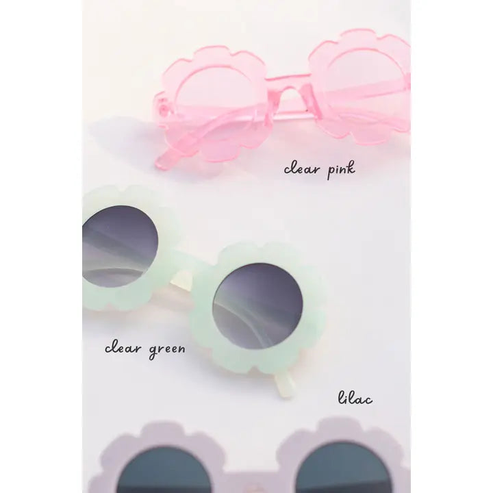 Kids Toddler Flower Sunglasses