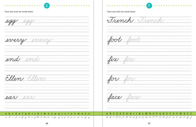 HANDWRITING: LEARN CURSIVE