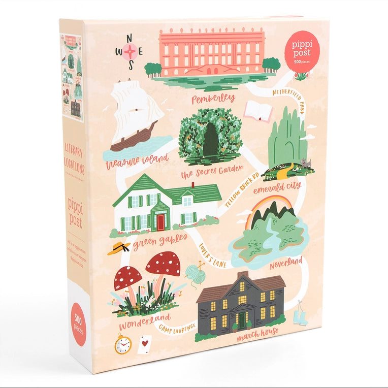 LITERARY LOCATIONS - 500 PIECE JIGSAW PUZZLE