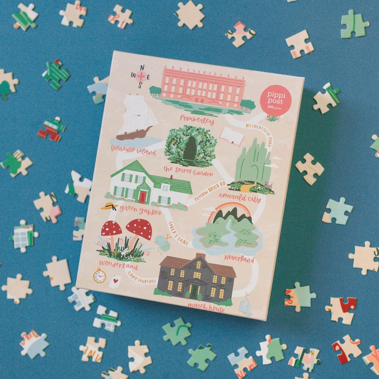 LITERARY LOCATIONS - 500 PIECE JIGSAW PUZZLE