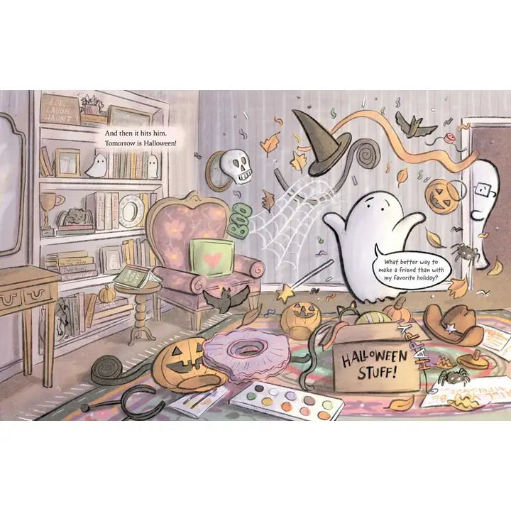 LITTLE GHOST MAKES A FRIEND BY MAGGIE EDKINS WILLIS | CHILDRENS BOOK