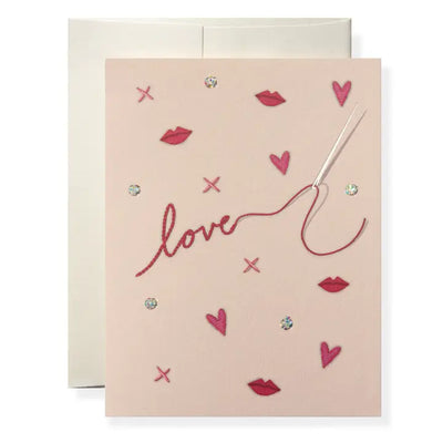 LOVE STITCH GREETING CARD