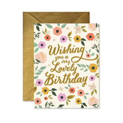 LOVELY BIRTHDAY GREETING CARD