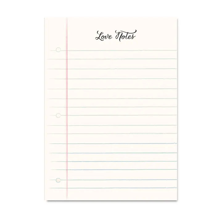LOVE NOTES NOTEPAD