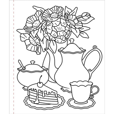 Large Print Coloring Book - Home Sweet Home