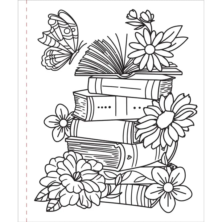 Large Print Coloring Book - Home Sweet Home
