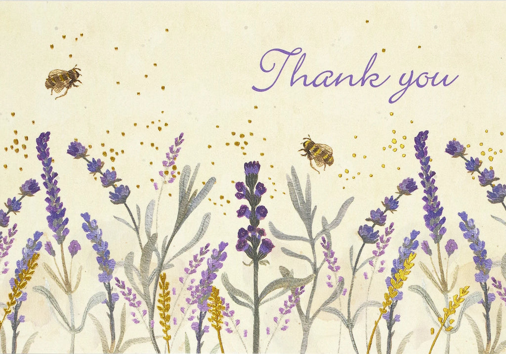 LAVENDER & HONEY THANK YOU NOTES
