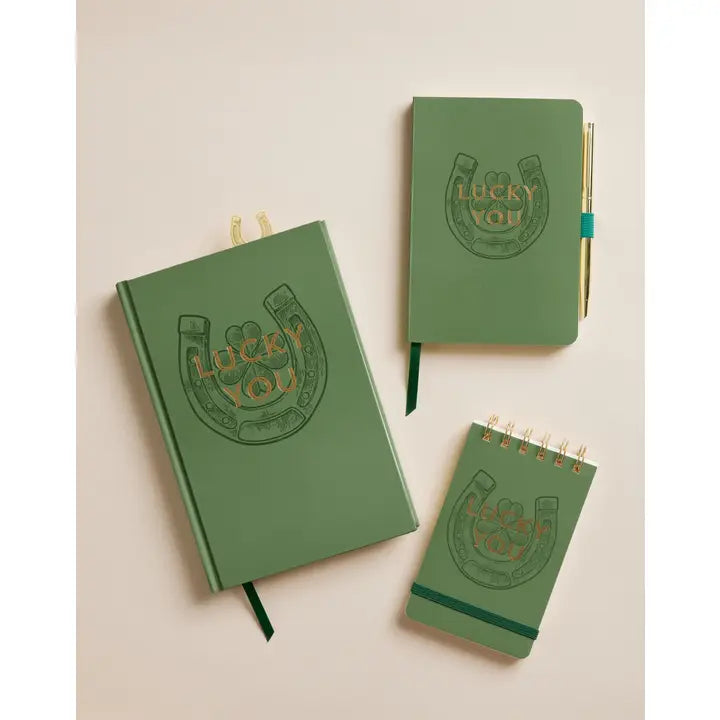 VINTAGE SASS NOTEBOOK WITH PEN - LUCKY YOU