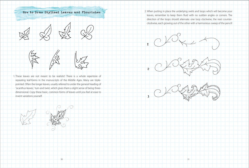ILLUMINATED LETTERS SKETCHBOOK