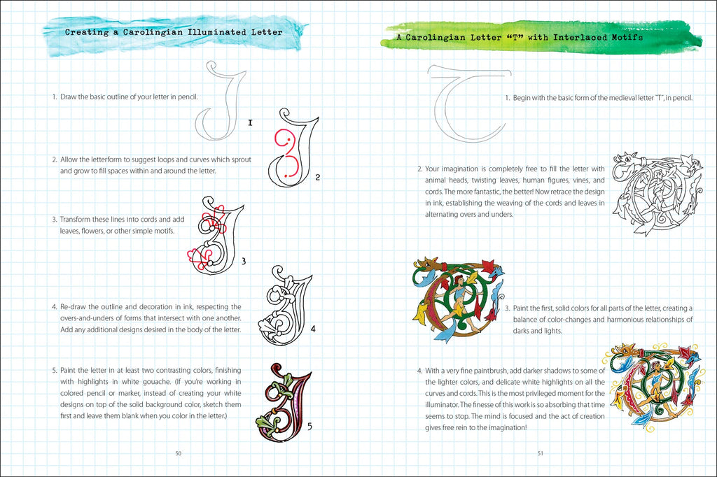 ILLUMINATED LETTERS SKETCHBOOK