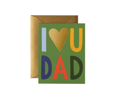 I LOVE YOU DAD CARD