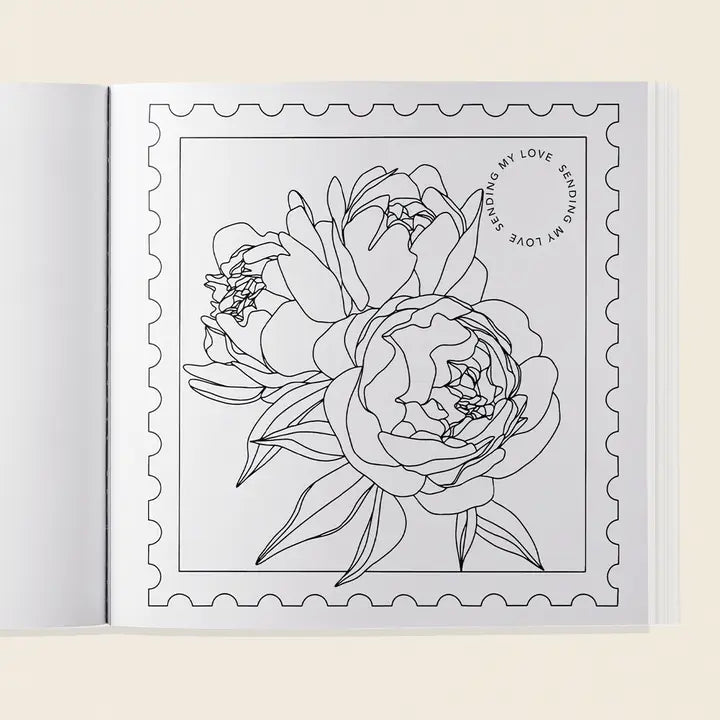 LOVE IN BLOOM - COLORING BOOK