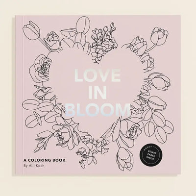 LOVE IN BLOOM - COLORING BOOK