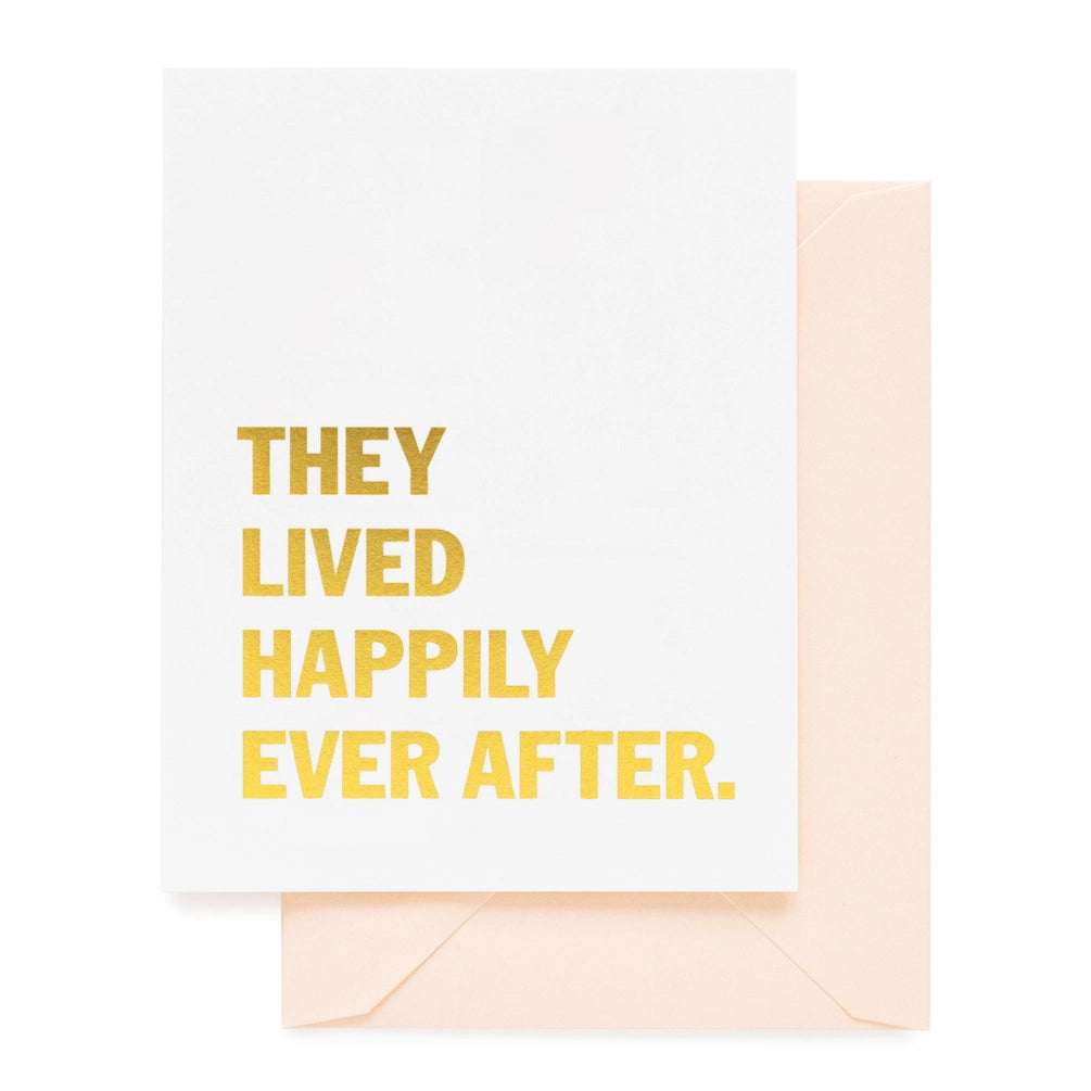 LIVED HAPPILY CARD