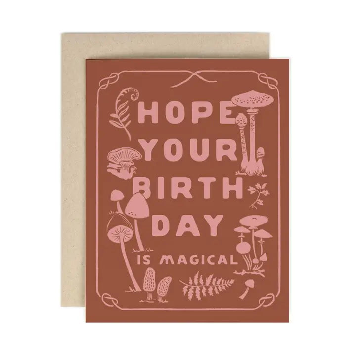 MAGICAL MUSHROOM BIRTHDAY