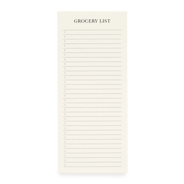 MAGNETIC NOTEPAD, GROCERY LIST