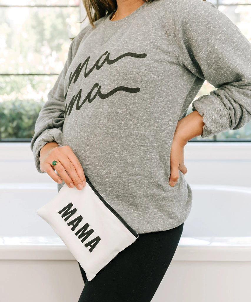 Mama Pouch | Stylish Organizer Canvas Bag For Moms