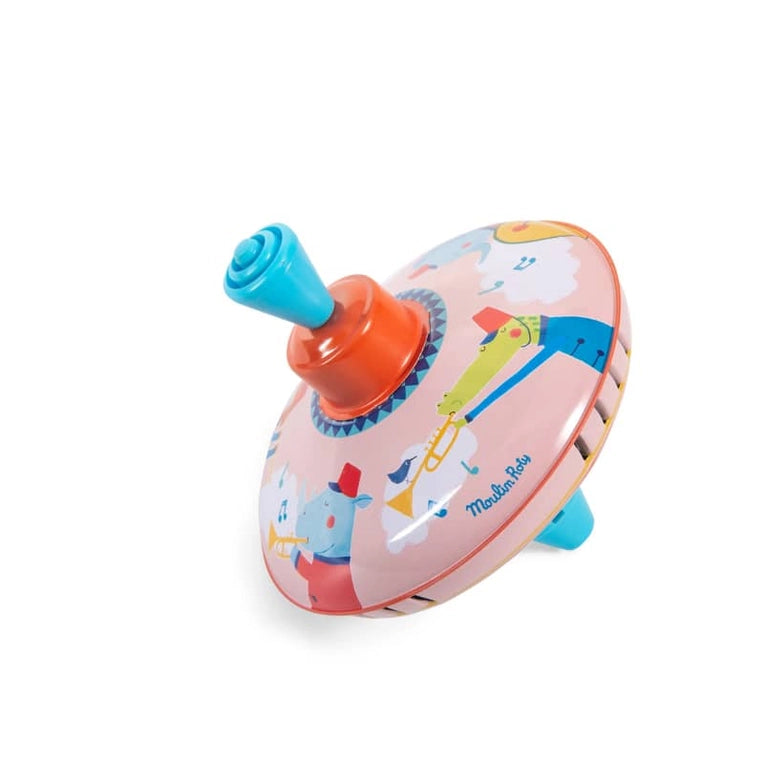 MARCHING BAND SPINNING TOP (SMALL) - METAL TOY