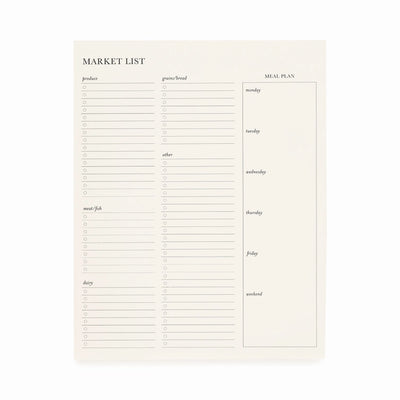 MARKET LIST PAD