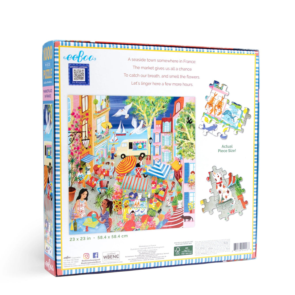 MARKETPLACE IN FRANCE 1000PC PUZZLE