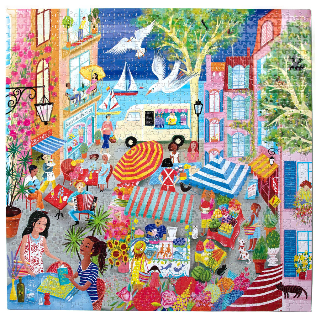 MARKETPLACE IN FRANCE 1000PC PUZZLE