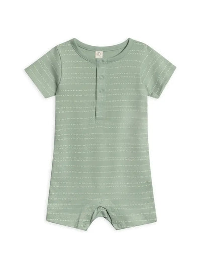 Organic Baby Mason Short Sleeve Romper