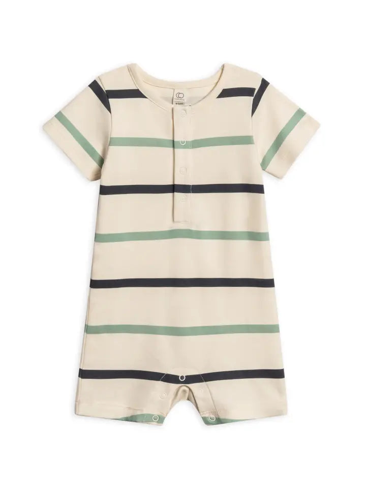 Organic Baby Mason Short Sleeve Romper