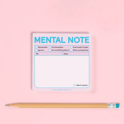 MENTAL NOTE STICKY NOTES