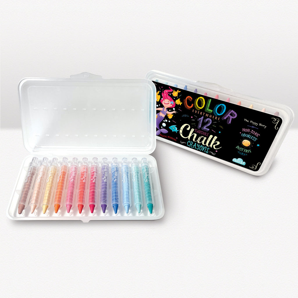 COLOR EVERYWHERE CHALK CRAYONS - MAGICAL MERMAIDS