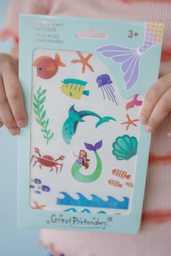 MERMAID TEMPORARY TATTOOS 18PCS