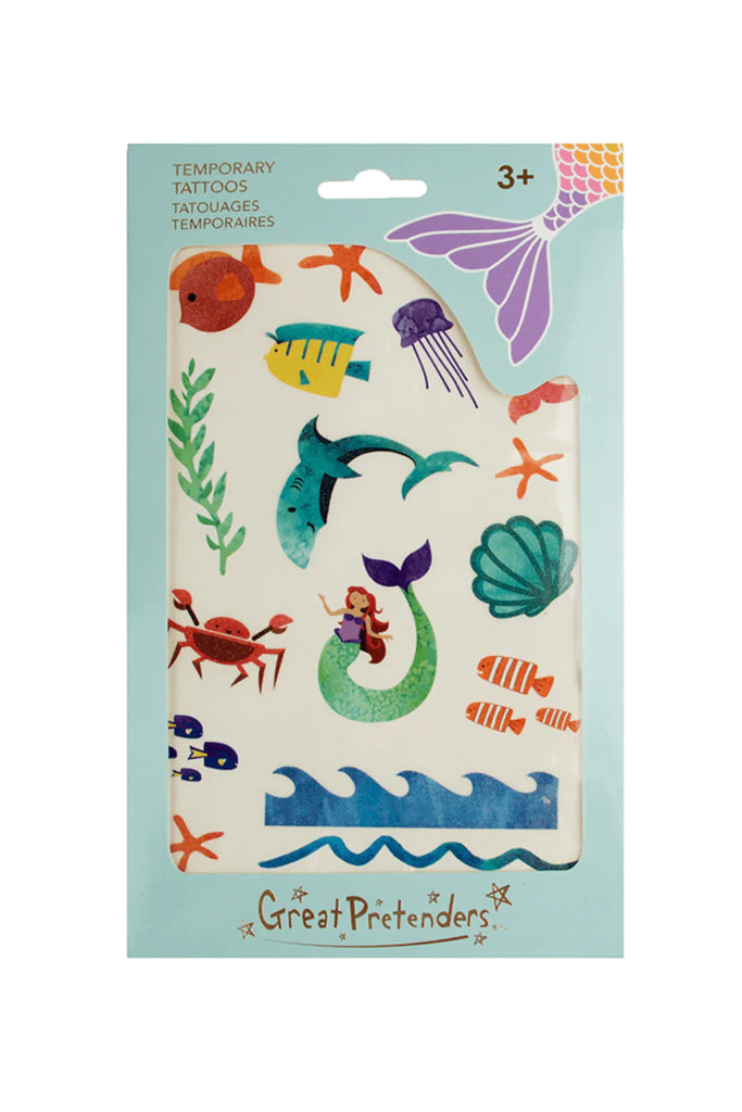 MERMAID TEMPORARY TATTOOS 18PCS