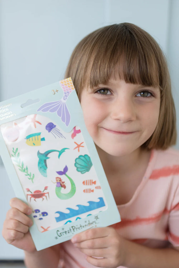 MERMAID TEMPORARY TATTOOS 18PCS