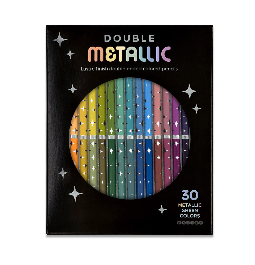 METALIC DOUBLE ENDED COLORED PENCILS