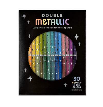 METALIC DOUBLE ENDED COLORED PENCILS