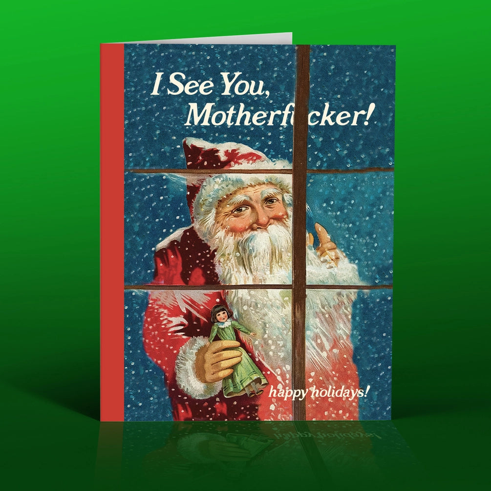 I See You Mf@! Christmas Card