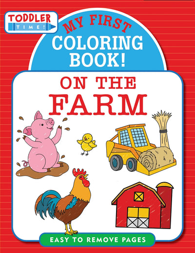 MY FIRST COLORING BOOK!
