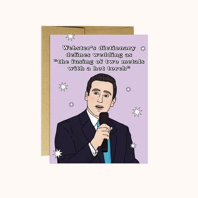 MICHAEL SCOTT - WEDDING CARD