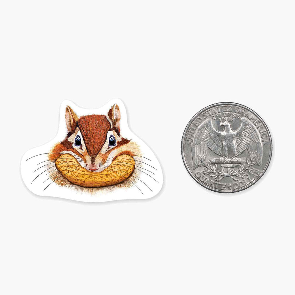 Chipmunk - 1.5" Vinyl Sticker