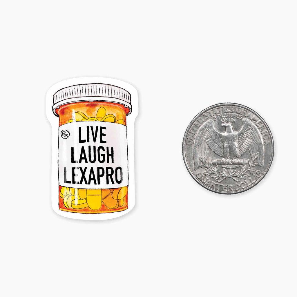 Live Laugh LexaPro - 1.5" Vinyl Sticker