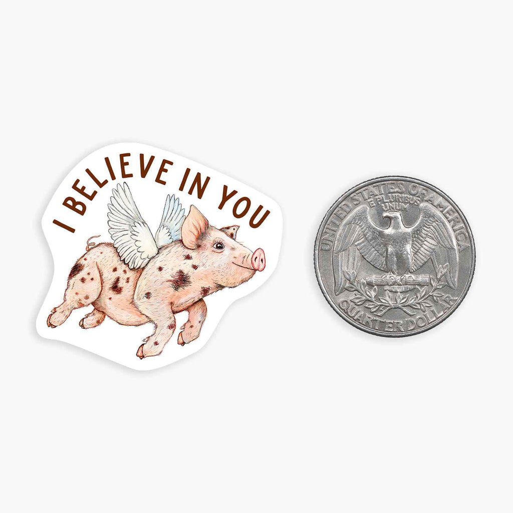 Pigs Fly - 1.5" Vinyl Sticker