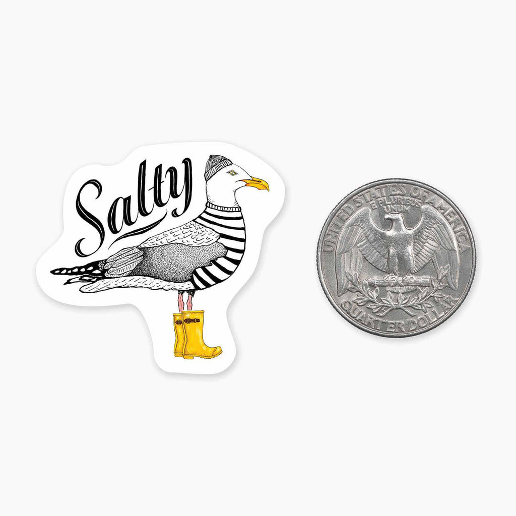 Salty - 1.5" Vinyl Sticker